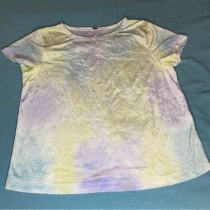 Free people bright eyes tie dye top women’s size large